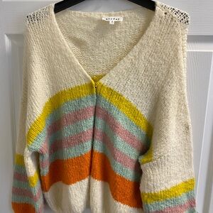 Women's Multicolor Striped Sweater